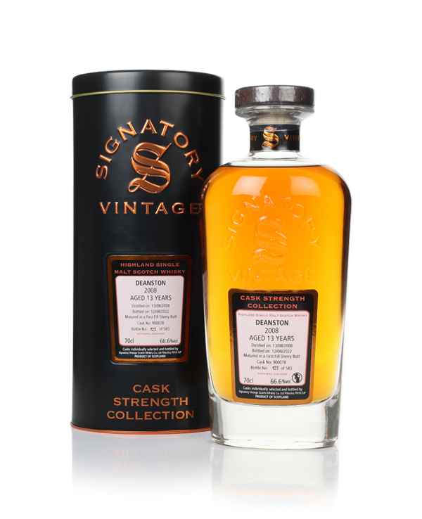 Deanston 13 Year Old 2008 (cask 900078) - Cask Strength Collection (Signatory)