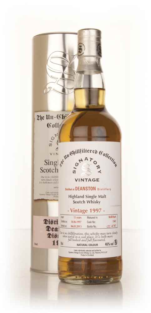 Deanston 15 Year Old 1997 (cask 1343) - Un-Chillfiltered (Signatory)