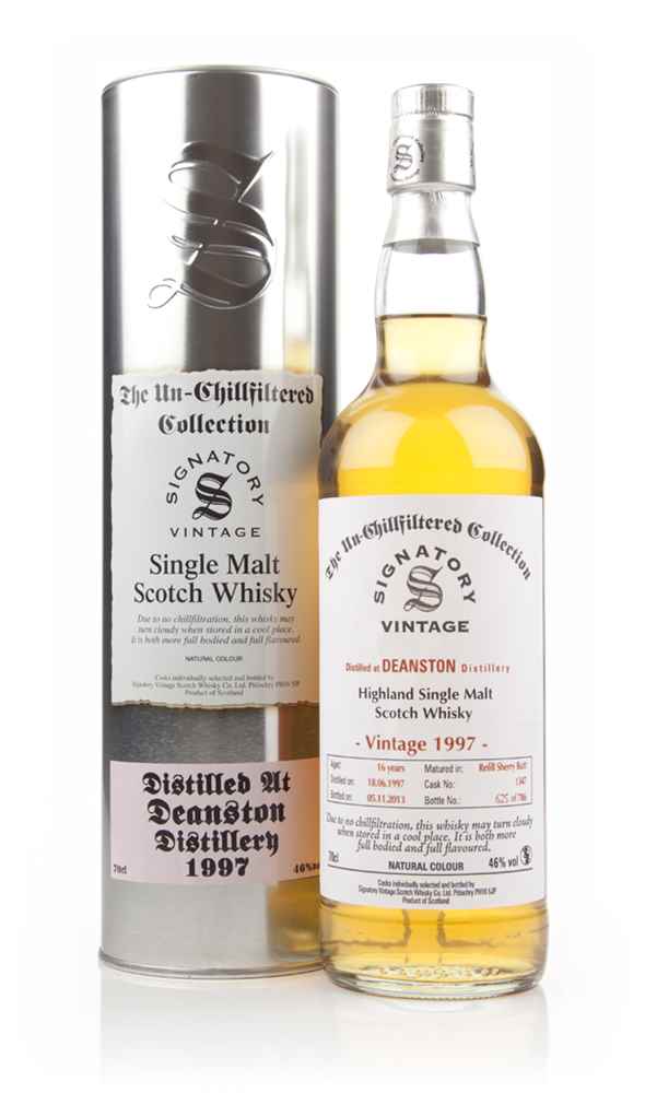 Deanston 16 Year Old 1997 (cask 1347) - Un-Chillfiltered (Signatory)