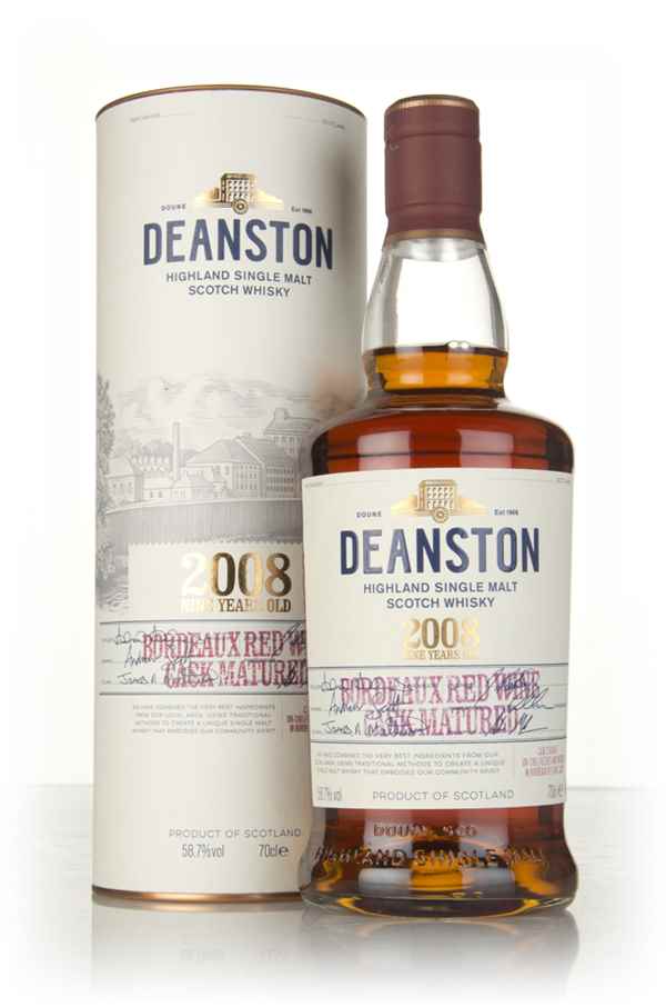Deanston 9 Year Old 2008 - Bordeaux Red Wine Cask Matured