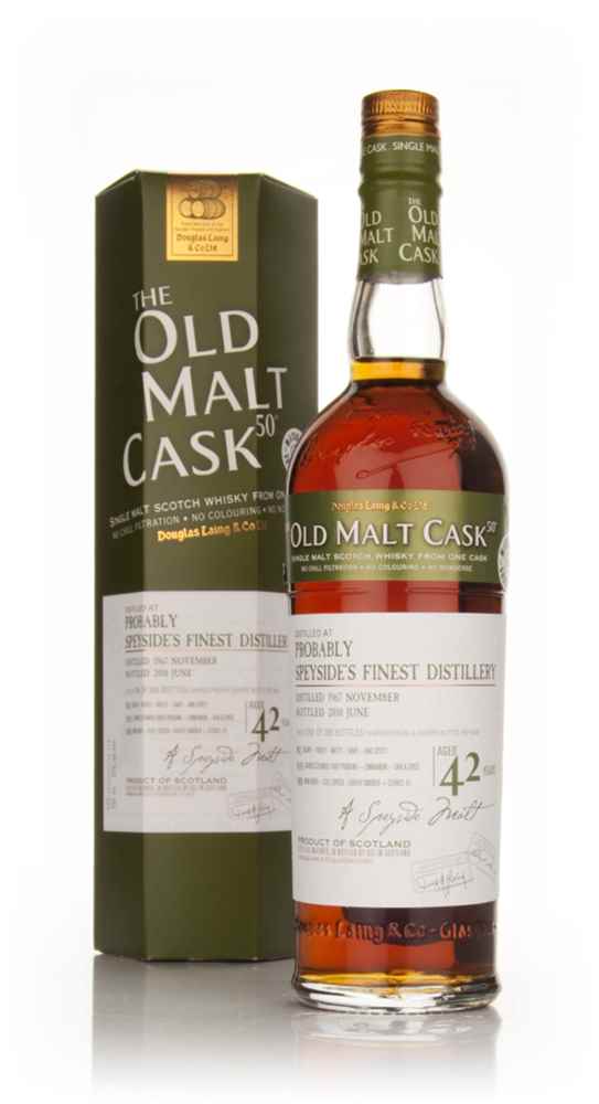 Probably Speyside's Finest Distillery 42 Year Old 1967 - Old Malt Cask (Douglas Laing)