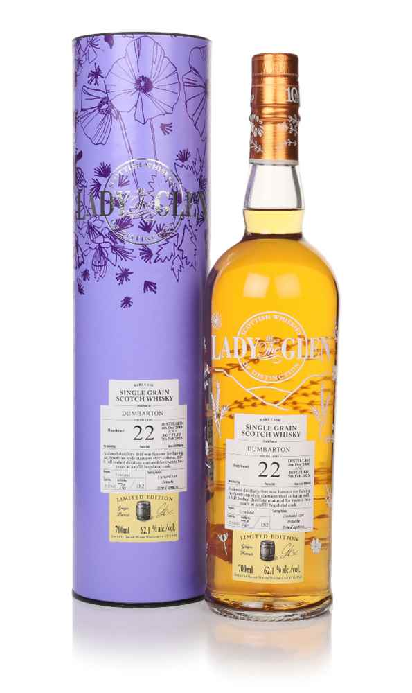 Dumbarton 22 Year Old 2000 (cask 211903) - Lady of the Glen (Hannah Whisky Merchants)