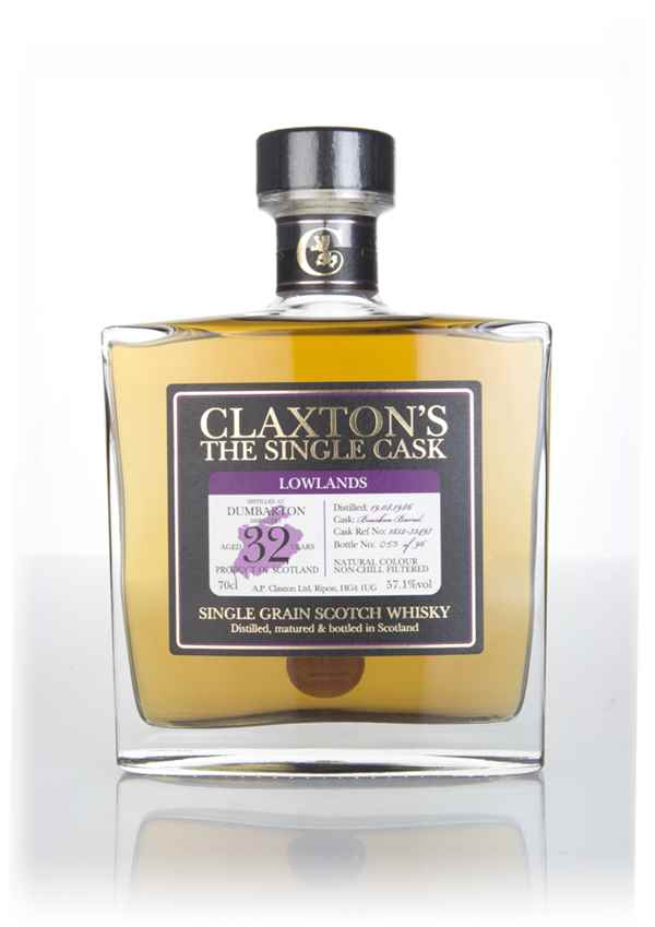 Dumbarton 32 Year Old 1986 (cask #1852-73497) - Claxton's