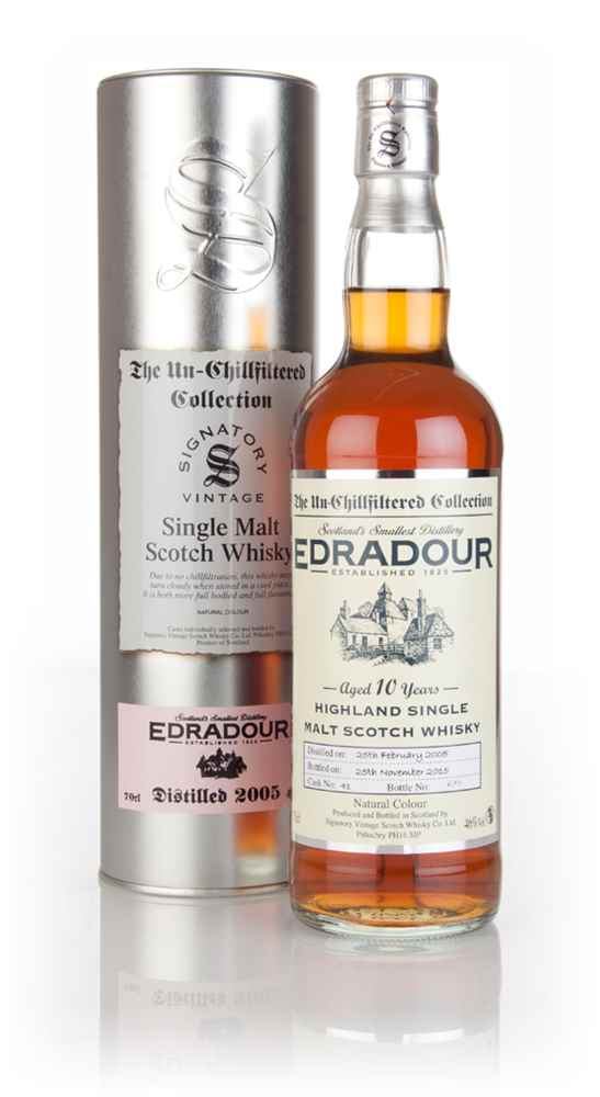 Edradour 10 Year Old 2005 (cask 41) - Un-Chillfiltered (Signatory)