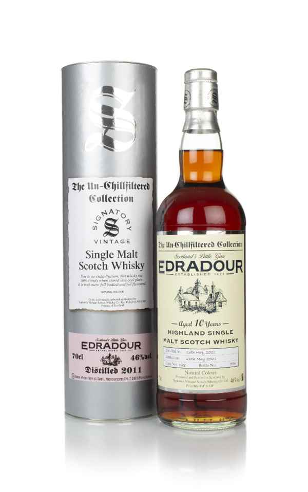 Edradour 10 Year Old 2011 (cask 188) - Un-Chillfiltered Collection (Signatory)