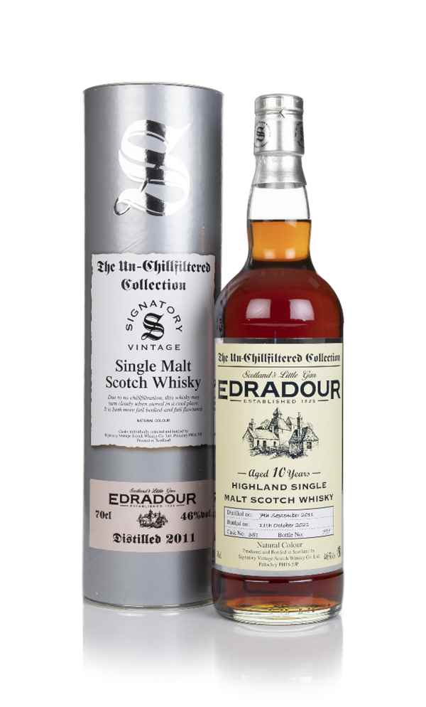 Edradour 10 Year Old 2011 (cask 351) - Un-Chillfiltered Collection (Signatory)
