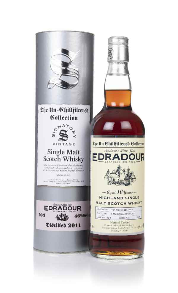 Edradour 10 Year Old 2011 (cask 429) - Un-Chillfiltered Collection (Signatory)