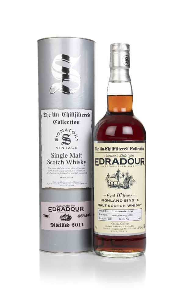 Edradour 10 Year Old 2011 (cask 482) - Un-Chillfiltered Collection (Signatory)