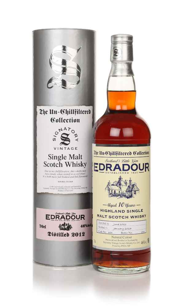 Edradour 10 Year Old 2012 (cask 305) - Un-Chilfiltered Collection (Signatory)