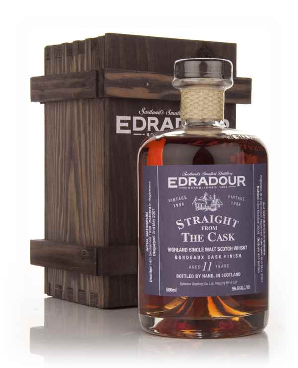 Edradour 11 Year Old 1998 Bordeaux Cask Finish - Straight from the Cask 