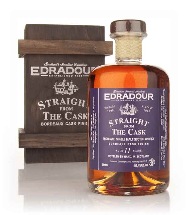 Edradour 11 Year Old 1998 Bordeaux Cask Finish - Straight from the Cask 56.4%