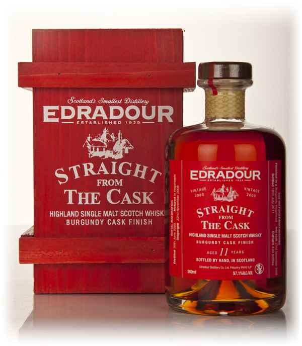 Edradour 11 Year Old 2000 Burgundy Cask Finish - Straight from the Cask 57.1%