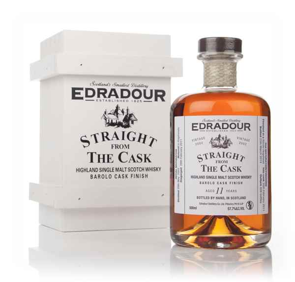 Edradour 11 Year Old 2002 Barolo Cask Finish - Straight From The Cask 57.7%