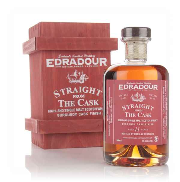 Edradour 11 Year Old 2002 Burgundy Cask Finish - Straight From the Cask 58.6%