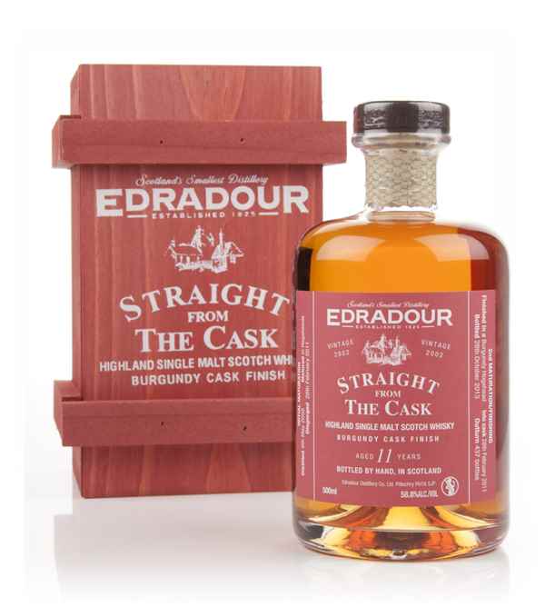 Edradour 11 Year Old 2002 Burgundy Cask Finish - Straight From the Cask 58.8%
