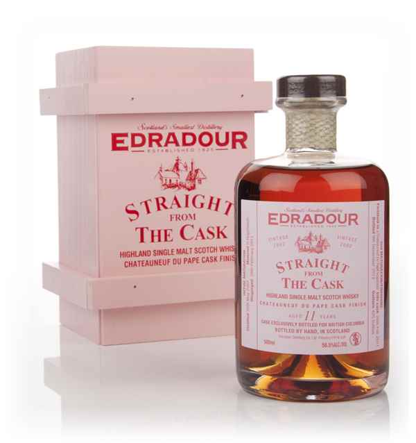 Edradour 11 Year Old 2002 Châteauneuf-du-Pape Cask Finish - Straight From The Cask 58.5%