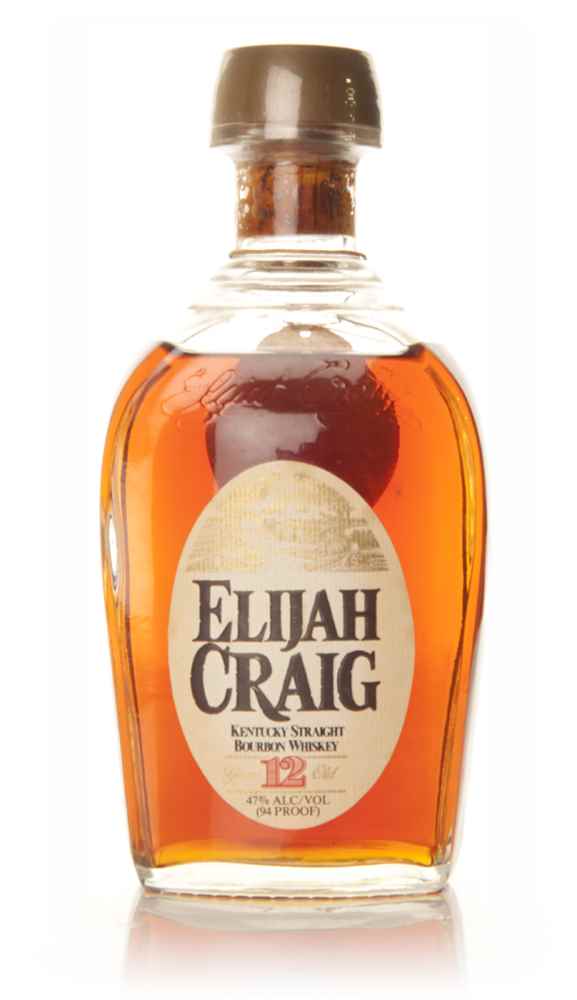 Elijah Craig 12 Year Old Bourbon - 1980s