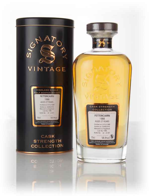 Fettercairn 27 Year Old 1988 (cask 1996) - Cask Strength Collection (Signatory)