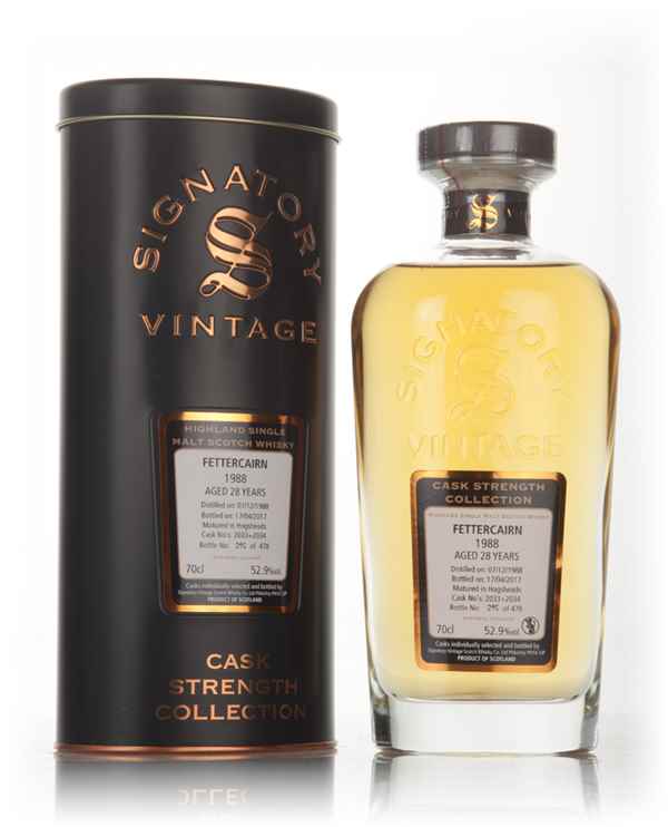 Fettercairn 28 Year Old 1988 (cask 2033 & 2034) - Cask Strength Collection (Signatory)