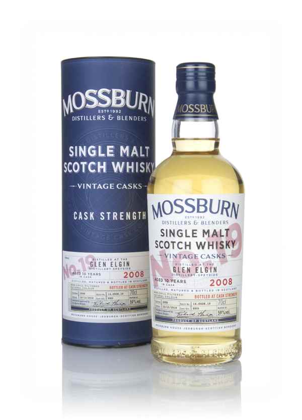 Glen Elgin 10 Year Old 2008 - Cask Strength (Mossburn)