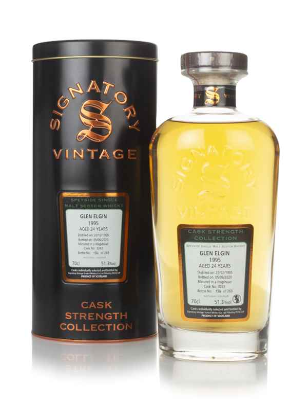 Glen Elgin 24 Year Old 1995 (cask 3263) - Cask Strength Collection (Signatory)