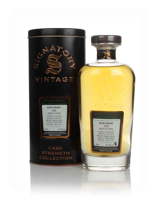 Glen Grant 23 Year Old 1995 (casks 88189 & 88190) - Cask Strength Collection (Signatory)