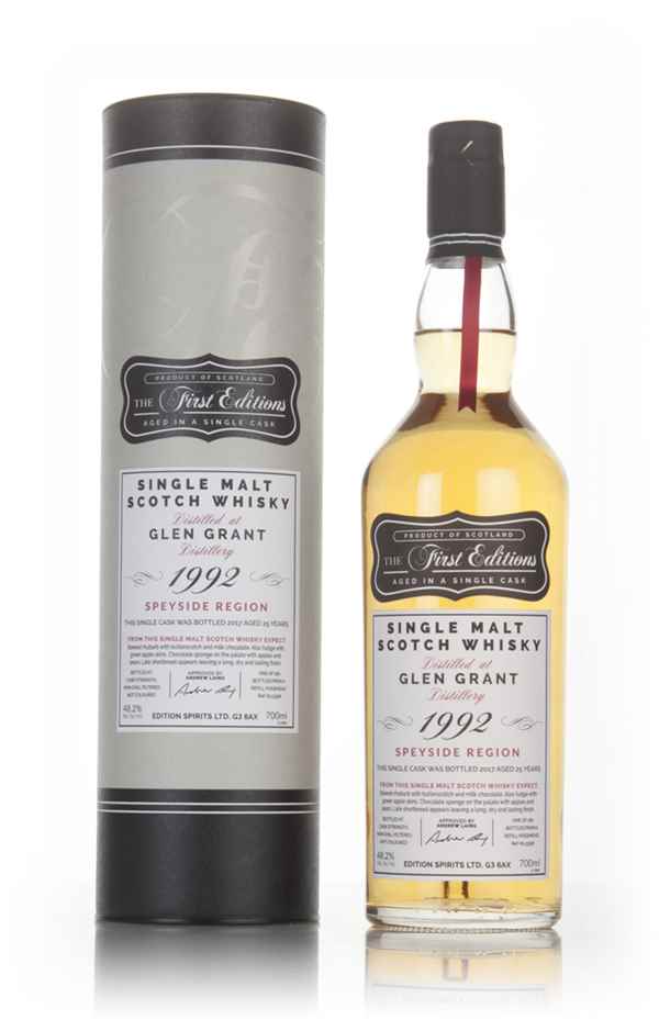 Glen Grant 25 Year Old 1992 (cask 13358) - The First Editions (Hunter Laing)