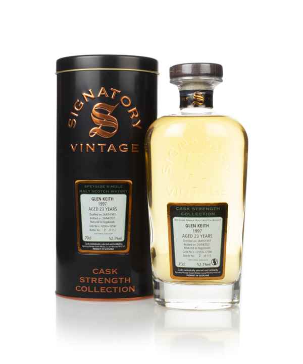 Glen Keith 23 Year Old 1997 (casks 72593 & 72594) - Cask Strength Collection (Signatory)