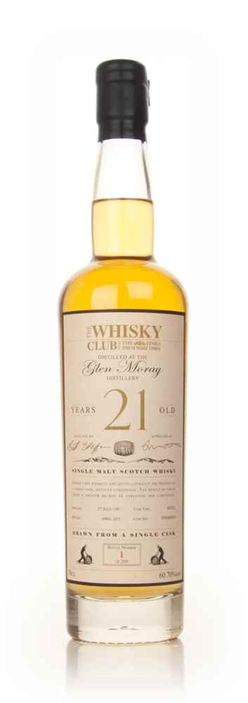 Glen Moray 21 Year Old 1991 (The Whisky Club)