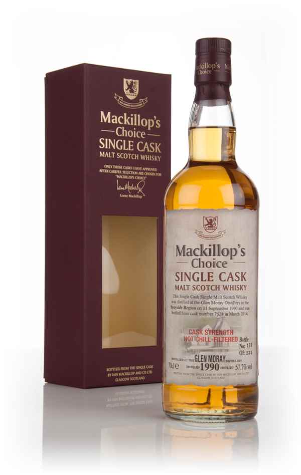 Glen Moray 23 Year Old 1990 (cask 7628) - Mackillop's Choice
