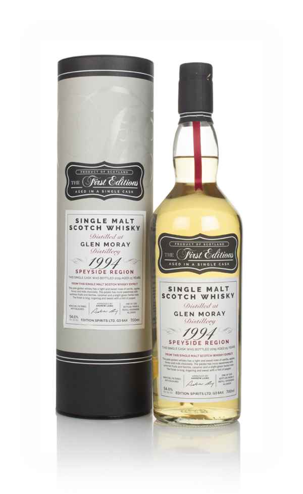 Glen Moray 25 Year Old 1994 (cask 16609) - The First Editions (Hunter Laing)