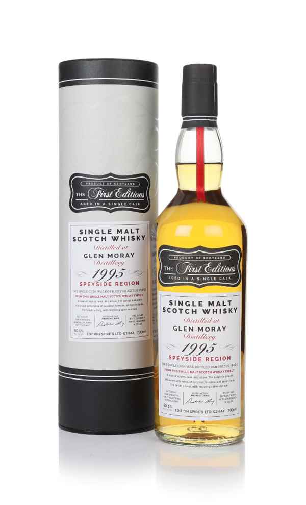Glen Moray 26 Year Old 1995 (cask 19134) - The First Editions (Hunter Laing)