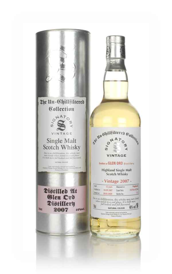 Glen Ord 12 Year Old 2007 (casks 312743 & 312744) - Un-Chillfiltered Collection (Signatory)