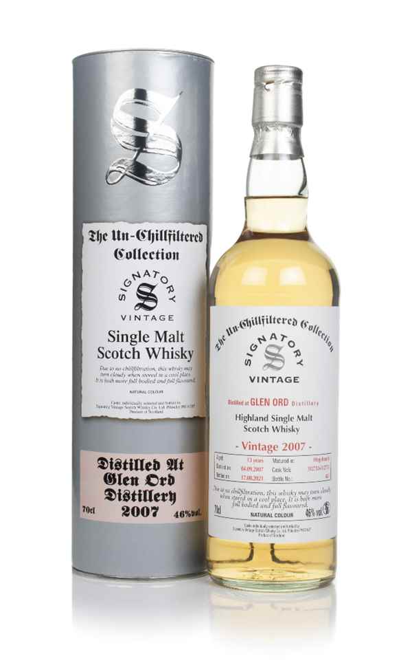 Glen Ord 13 Year Old 2007 (casks 312732 & 312733) - Un-Chillfiltered Collection (Signatory)
