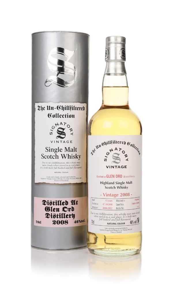 Glen Ord 13 Year Old 2008 (casks 318693 & 318696) - Un-Chillfiltered Collection (Signatory)