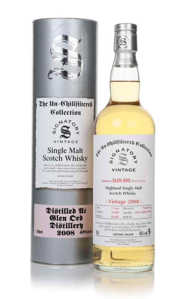 Glen Ord 13 Year Old 2008 (casks 318697 & 318698 & 318700) - Un-Chillfiltered Collection (Signatory)