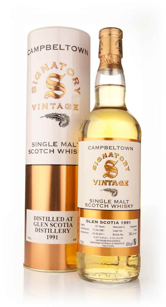 Glen Scotia 20 Year Old 1991 (Signatory)