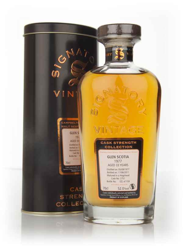 Glen Scotia 33 Year Old 1977 - Cask Strength Collection (Signatory)