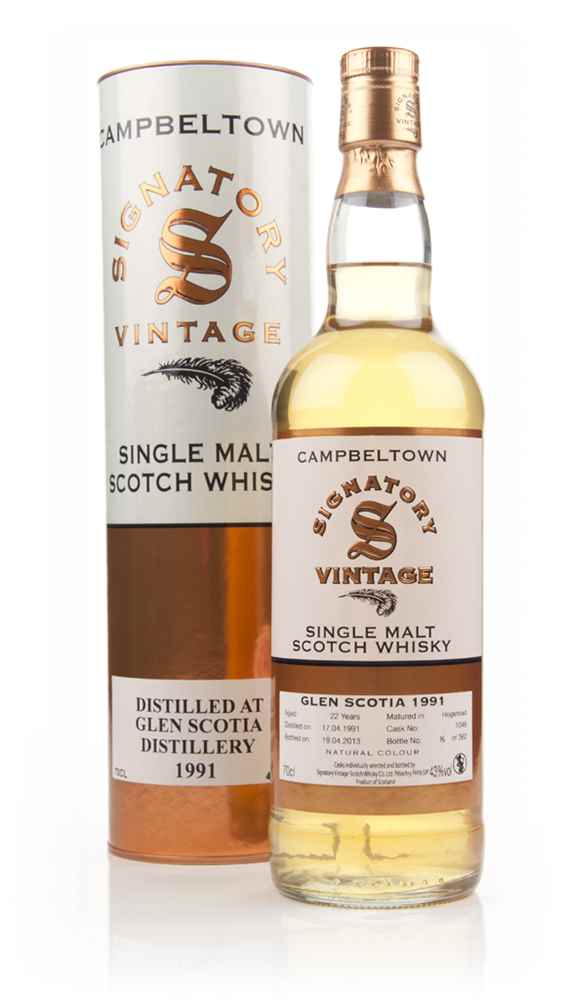 Glen Scotia 22 Year Old 1991 (cask 1046) (Signatory)