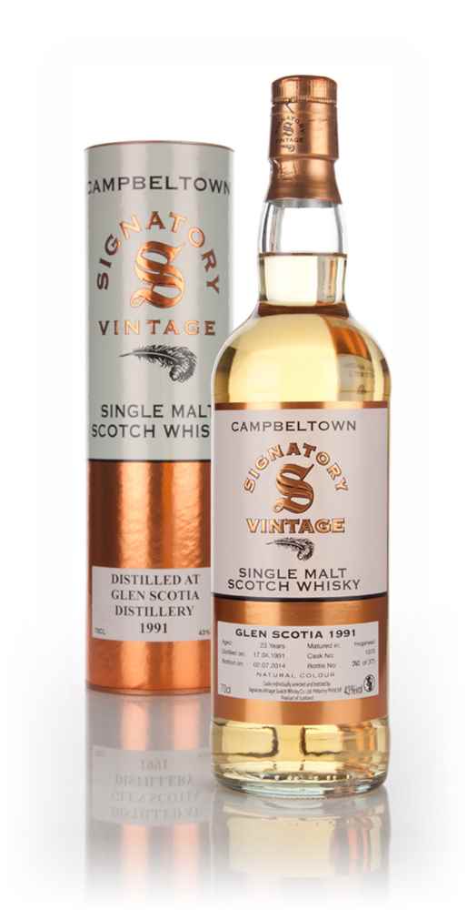 Glen Scotia 23 Year Old 1991 (cask 1079) (Signatory)