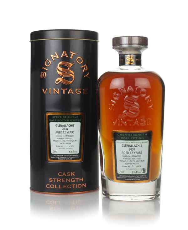 Glenallachie 12 Year Old 2008 (cask 900368) - Cask Strength Collection (Signatory)