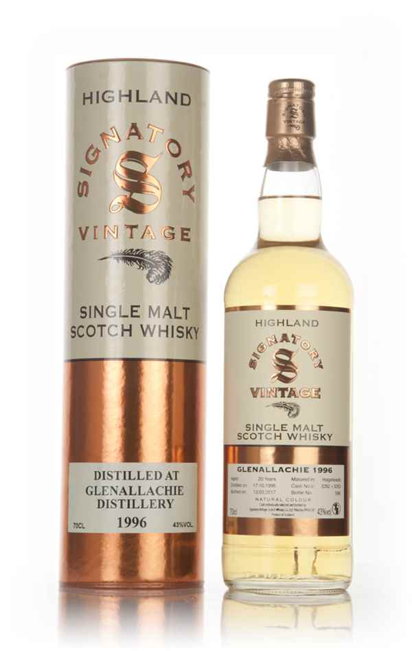 Glenallachie 20 Year Old 1996 (casks 5262 & 5263) - Signatory