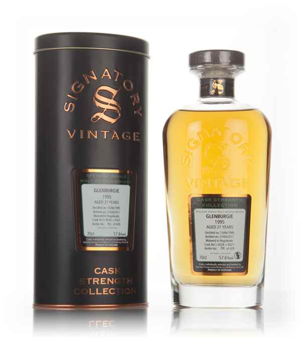 Glenburgie 21 Year Old 1995 (cask 6526 & 6527) - Cask Strength Collection (Signatory)