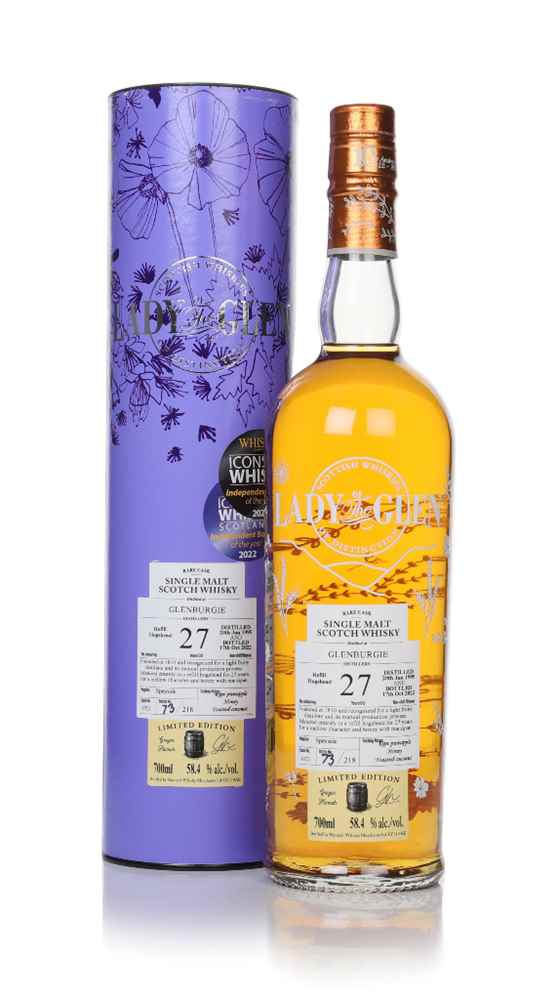 Glenburgie 27 Year Old 1995 (cask 6721) - Lady of the Glen (Hannah Whisky Merchants)