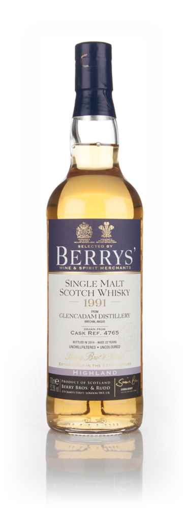 Glencadam 22 Year Old 1991 (cask 4765) (Berry Bros. & Rudd)