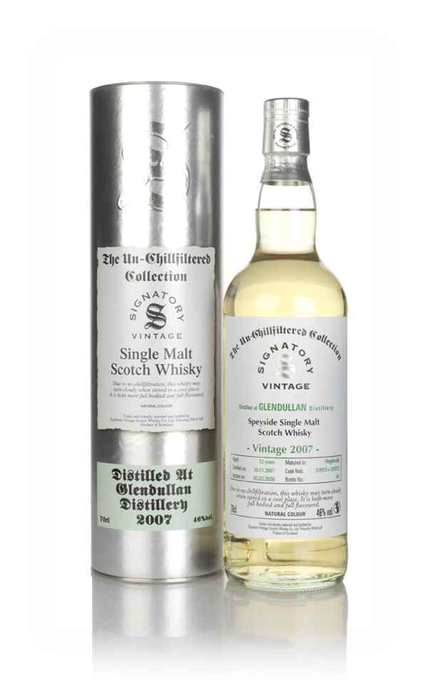 Glendullan 12 Year Old 2007 (casks 319311 & 319312) - Un-Chillfiltered Collection (Signatory)