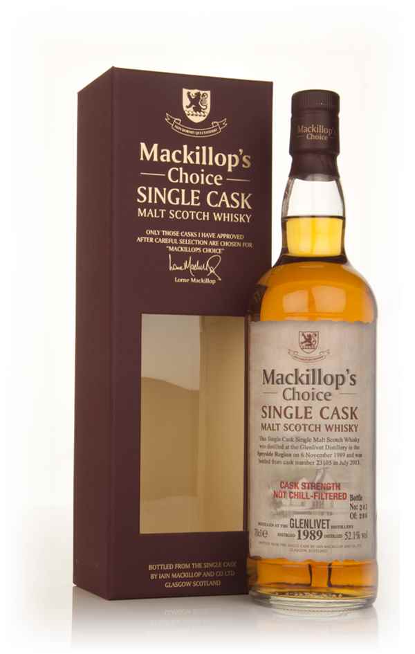 Glenlivet 23 Year Old 1989 (cask 23105) - Mackillop's Choice