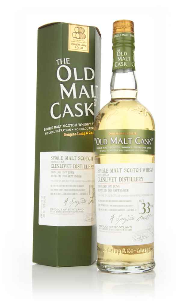 Glenlivet 33 Year Old 1977 - Old Malt Cask (Douglas Laing) 