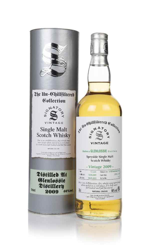 Glenlossie 12 Year Old 2009 (casks 3378 & 3379) - Un-Chillfiltered Collection (Signatory)