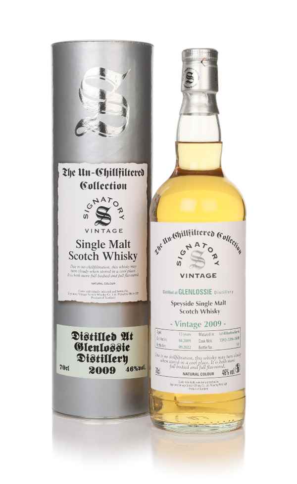 Glenlossie 13 Year Old 2009 (casks 3392, 3396 & 3400) - Un-Chillfiltered Collection (Signatory)